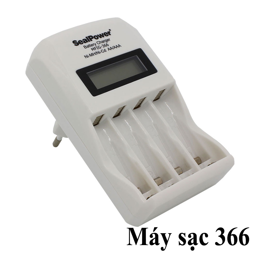 Máy sạc SealPower MFIG-366 / MFIG-367 máy sạc nhanh, Pin sạc AA 3300mAh / AAA 1300mAh, Pin tiểu, đũa có màn hình LCD