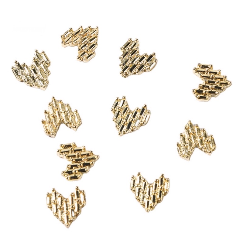 Set 5 Charm Tim Trang Trí Móng