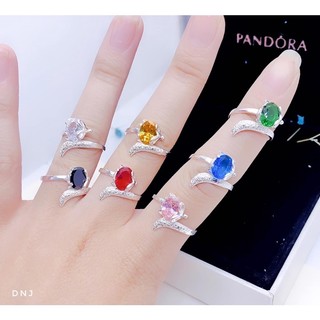 Nhẫn bạc nữ đá mặt hồ ly