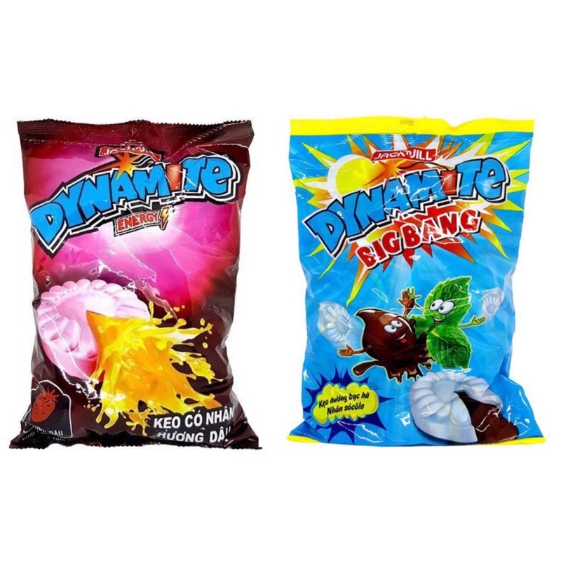 Kẹo Dynamite bigbang gói 330g bạc hà nhân socola,Hương Dâu