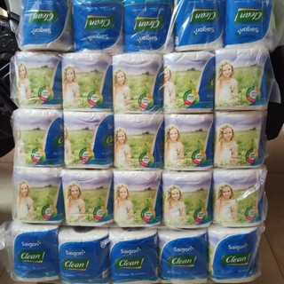 Lốc 10 cuộn giấy vệ sinh Saigon Clean chính hãng 2 lớp có lõi
