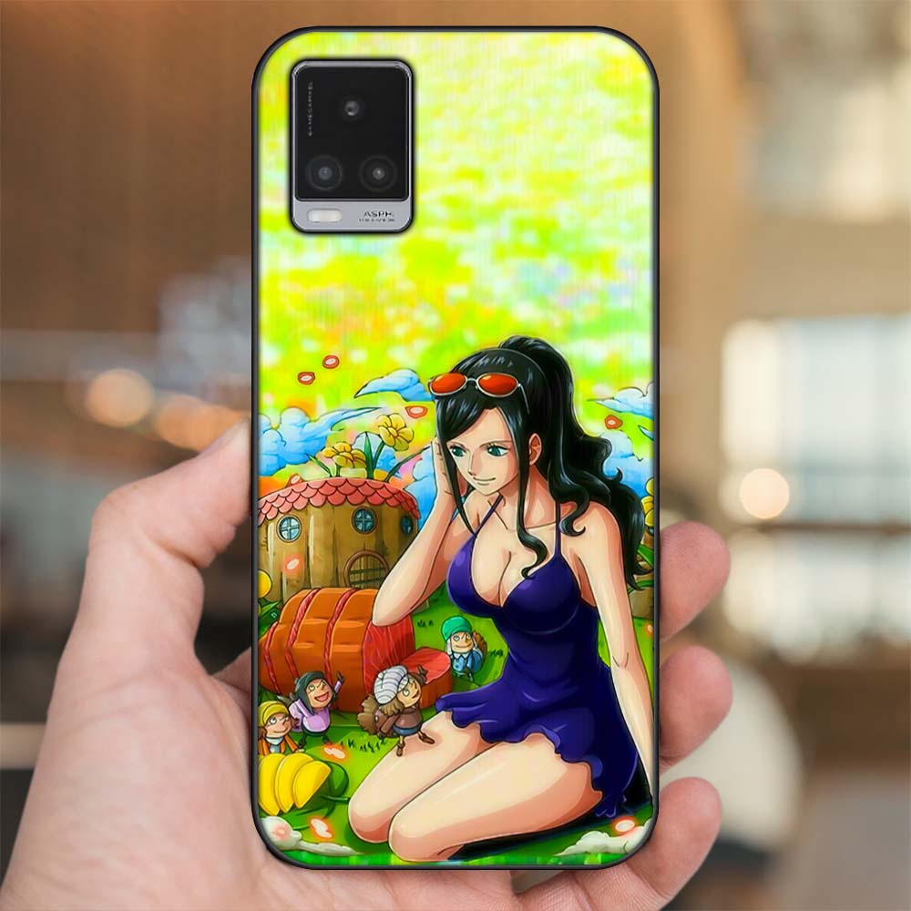 Ốp lưng Vivo V20 viền đen in hình Nico Robin One Piece Đảo Hải Tặc
