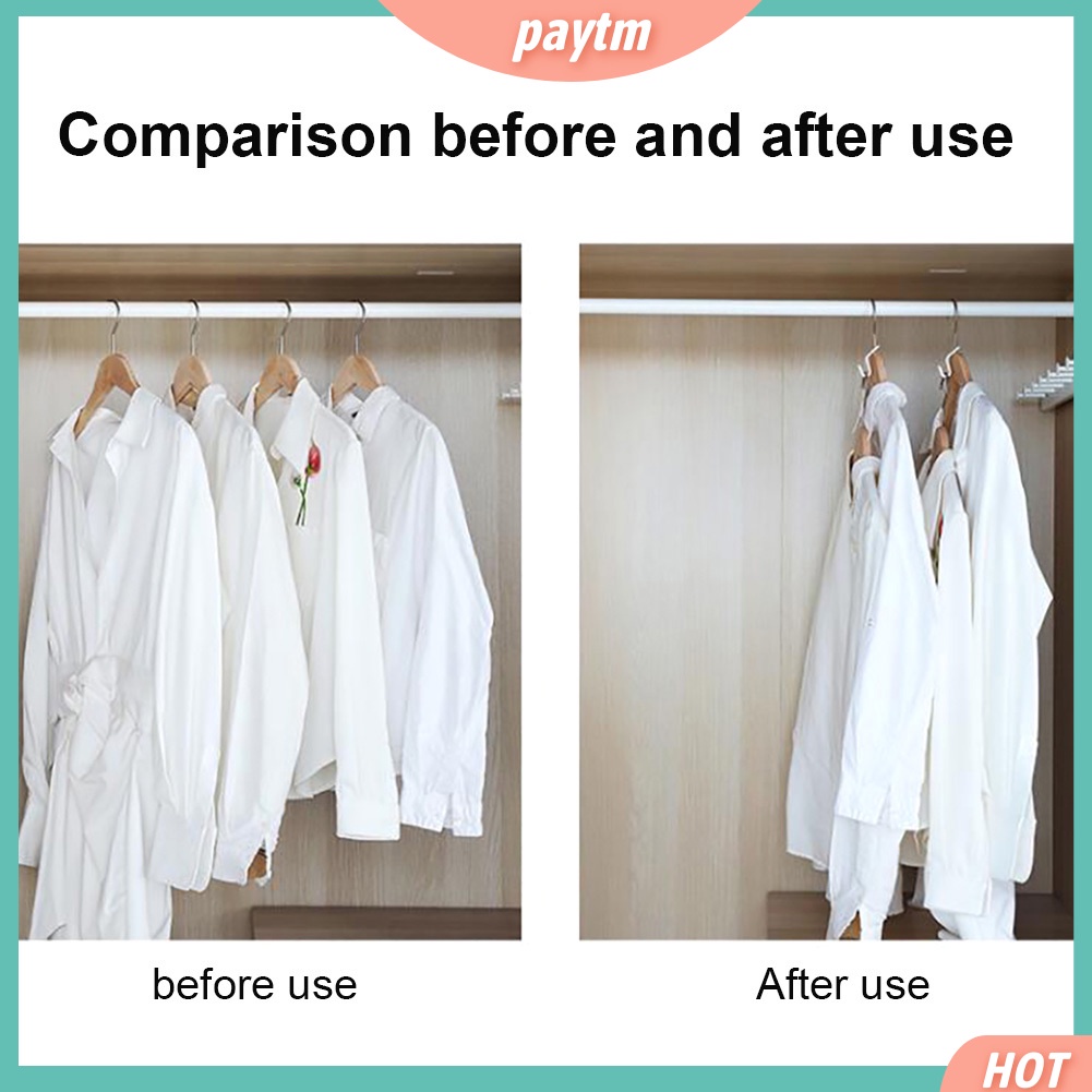 [PTM] Set 12 Móc Nối Mini Cho Tủ Quần Áo / Móc Treo Đồ Tiện Dụng