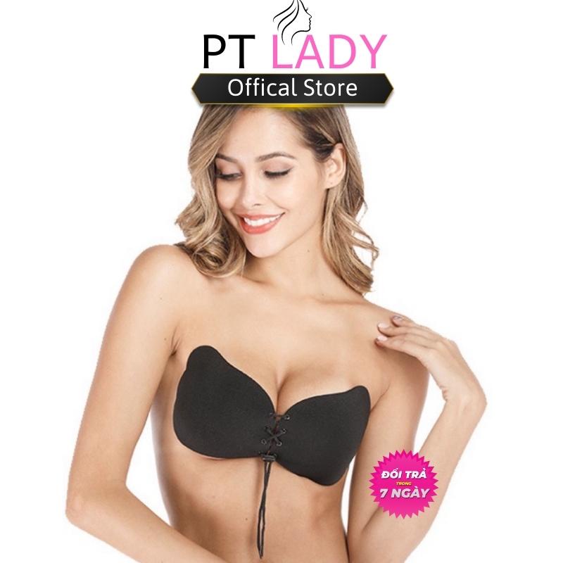 Miếng Dán Ngực 🎀FREESHIP🎀 Áo Ngực Dán Cánh Tiên Dây Rút Tạo Khe 0124 S1MD10 S7 290