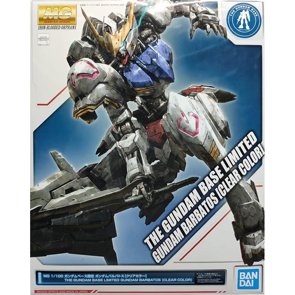 Mô Hình The Gundam Base Limited MG 1/100 Gundam Barbatos Clear Color