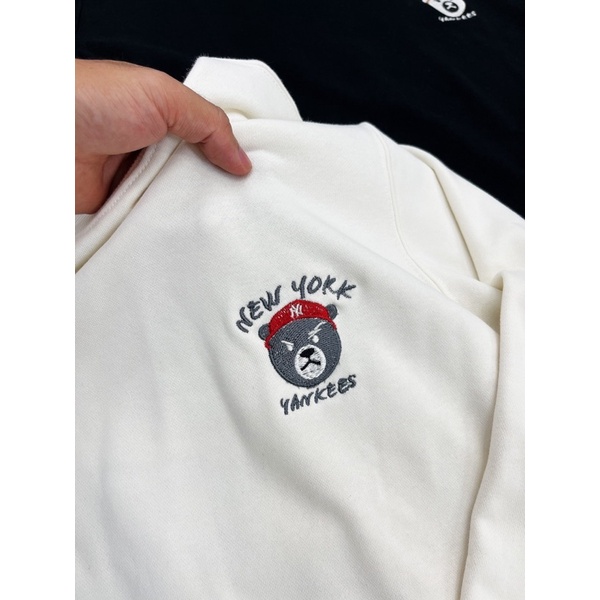 Áo sweater MLB nam nữ in logo cao cấp Áo sweater NY nam nữ chuẩn 1:1