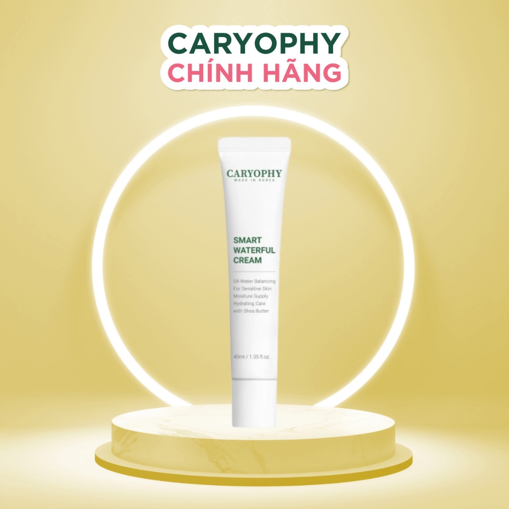 Kem dưỡng ẩm ngừa mụn phục hồi da Caryophy Smart Waterful Cream 40ml