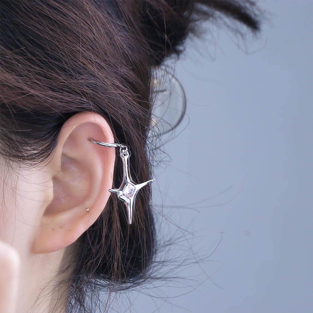 Màu Hồng Chất Lượng Cao Tiện Lợi Dễ Sử Dụng|Vòng cổ Hợp Kim Y2K Mặt Ngôi Sao Độc Đáo