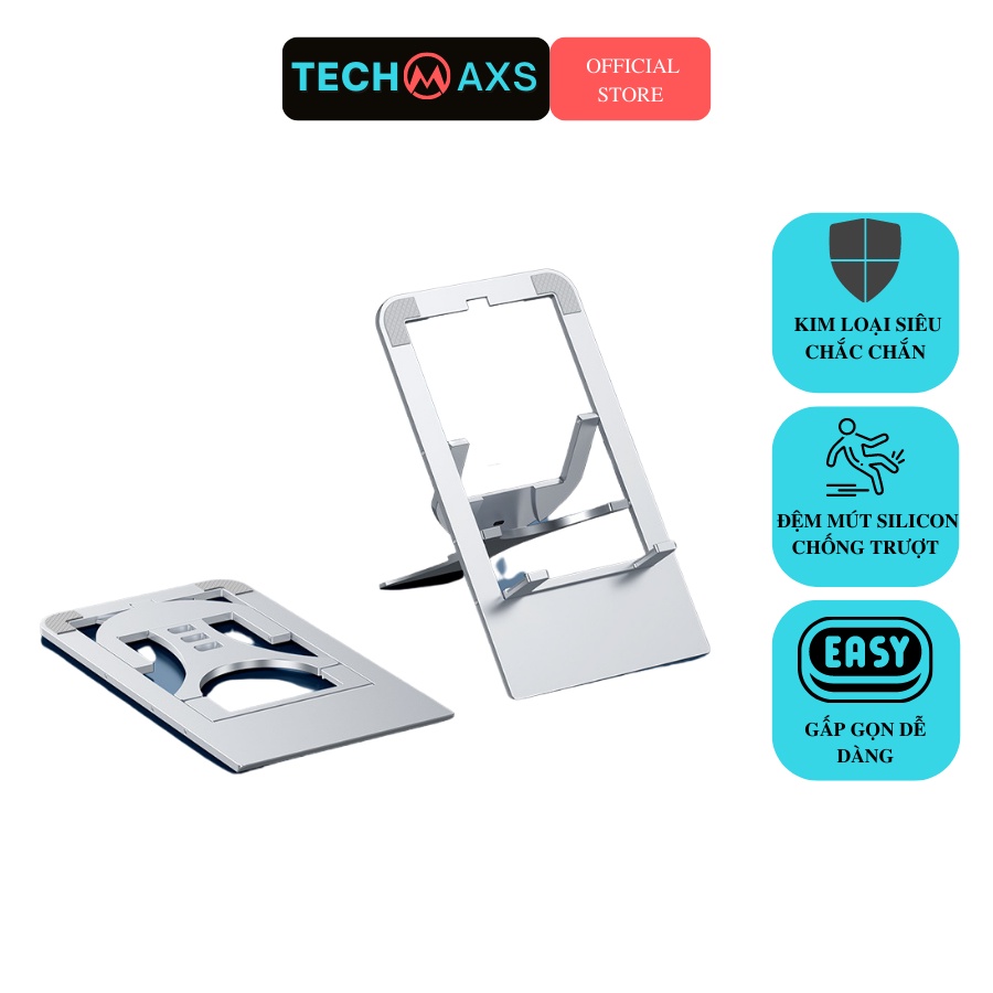 Giá Đỡ Ipad,Giá Đỡ Điện Thoại Để Bàn,Kệ Điện Thoại,Máy Tính Bảng Gấp Gọn MK03- Hợp Kim Nhôm Cao Cấp