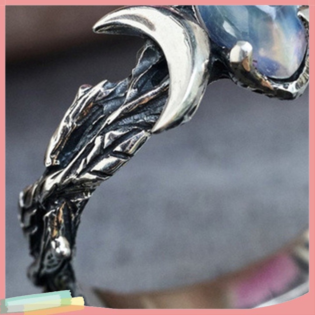 Nhẫn bằng hợp kim màu bạc phong cách cổ điển thời trang cho nữ