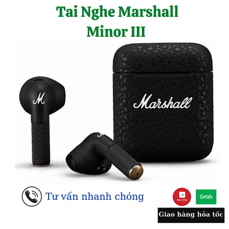 Tai Nghe Marshall MINOR III Chống Thấm Nước Âm Thanh Siêu Trầm, Bass siêu chắc Bảo Hành 12 Tháng Lỗi 1 Đổi 1