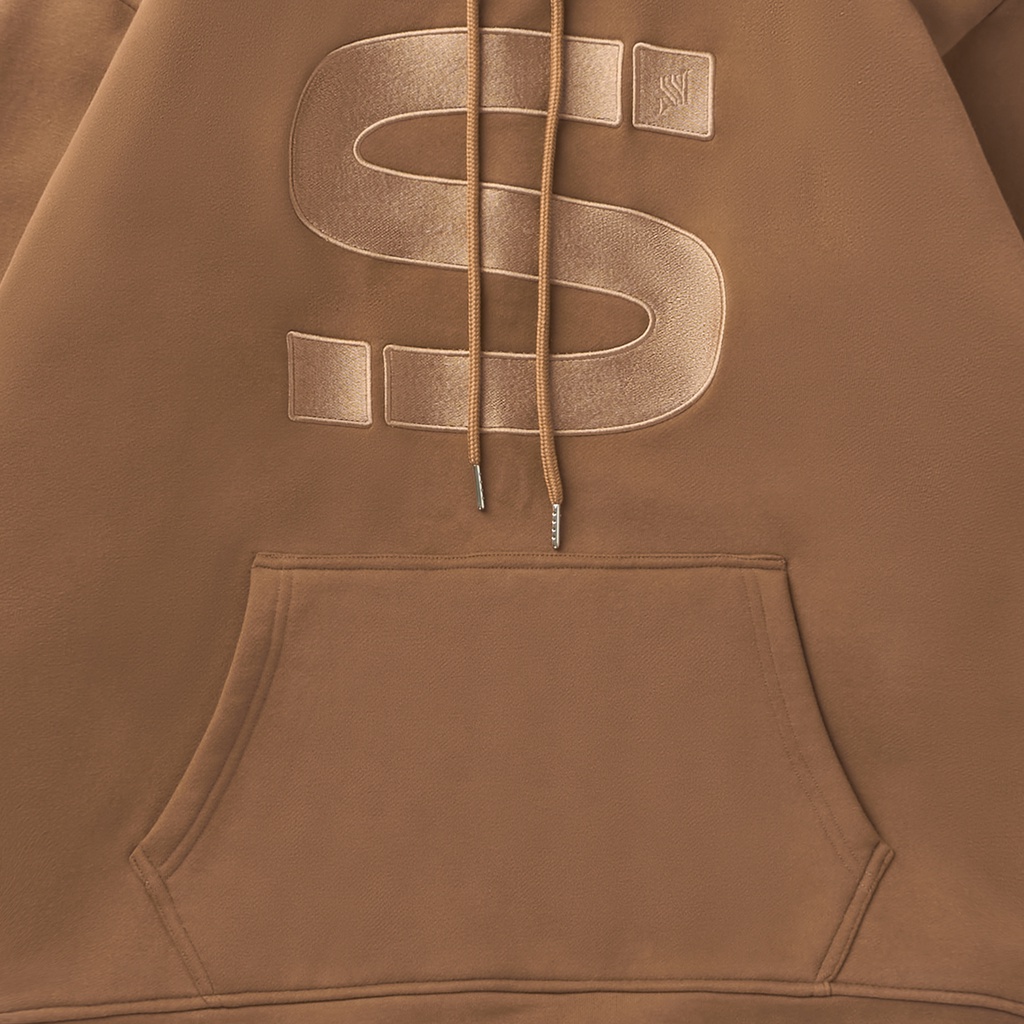 Áo hoodie nỉ bông SLY S Mocha | Green