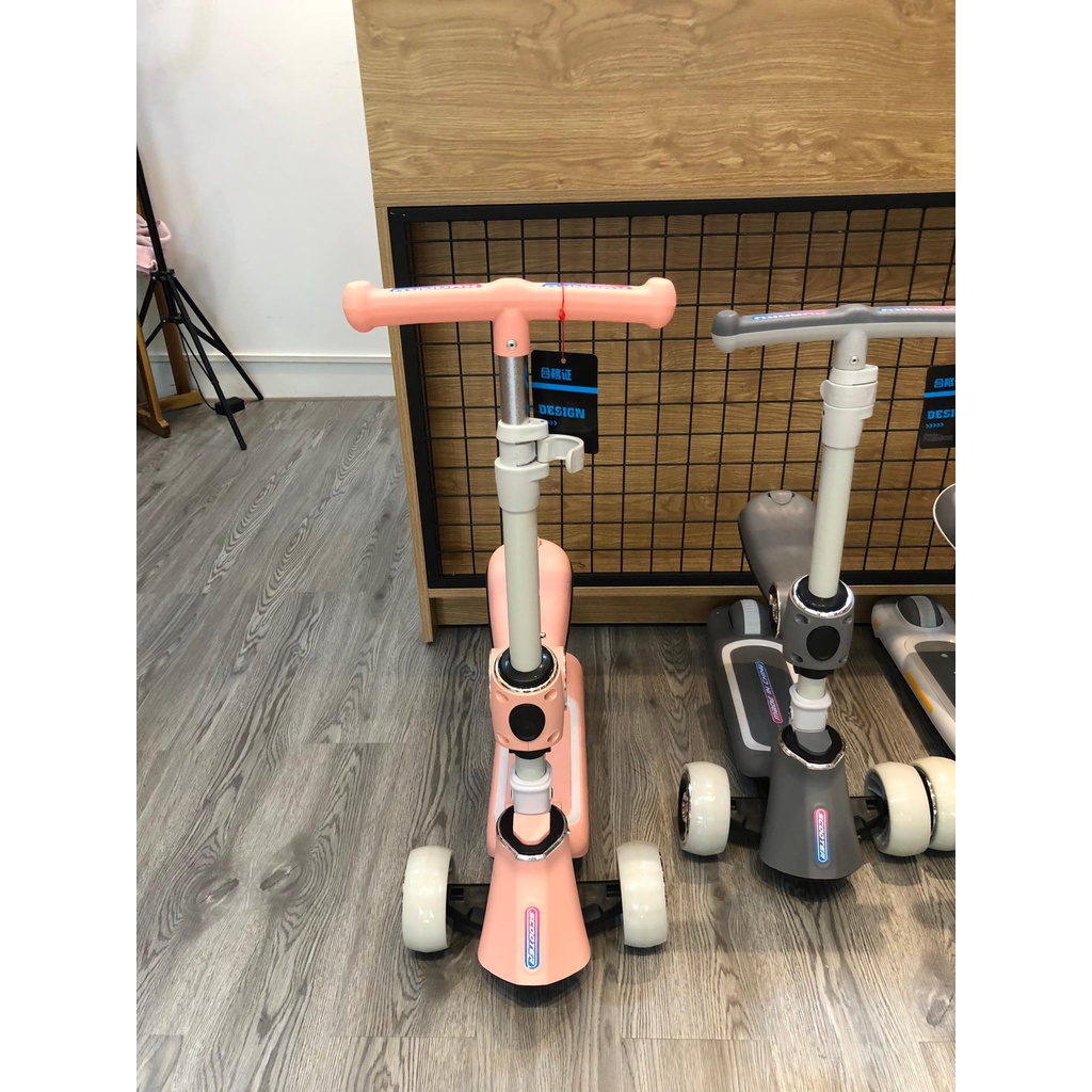 Xe trượt scooter cao cấp 3 bánh có đèn