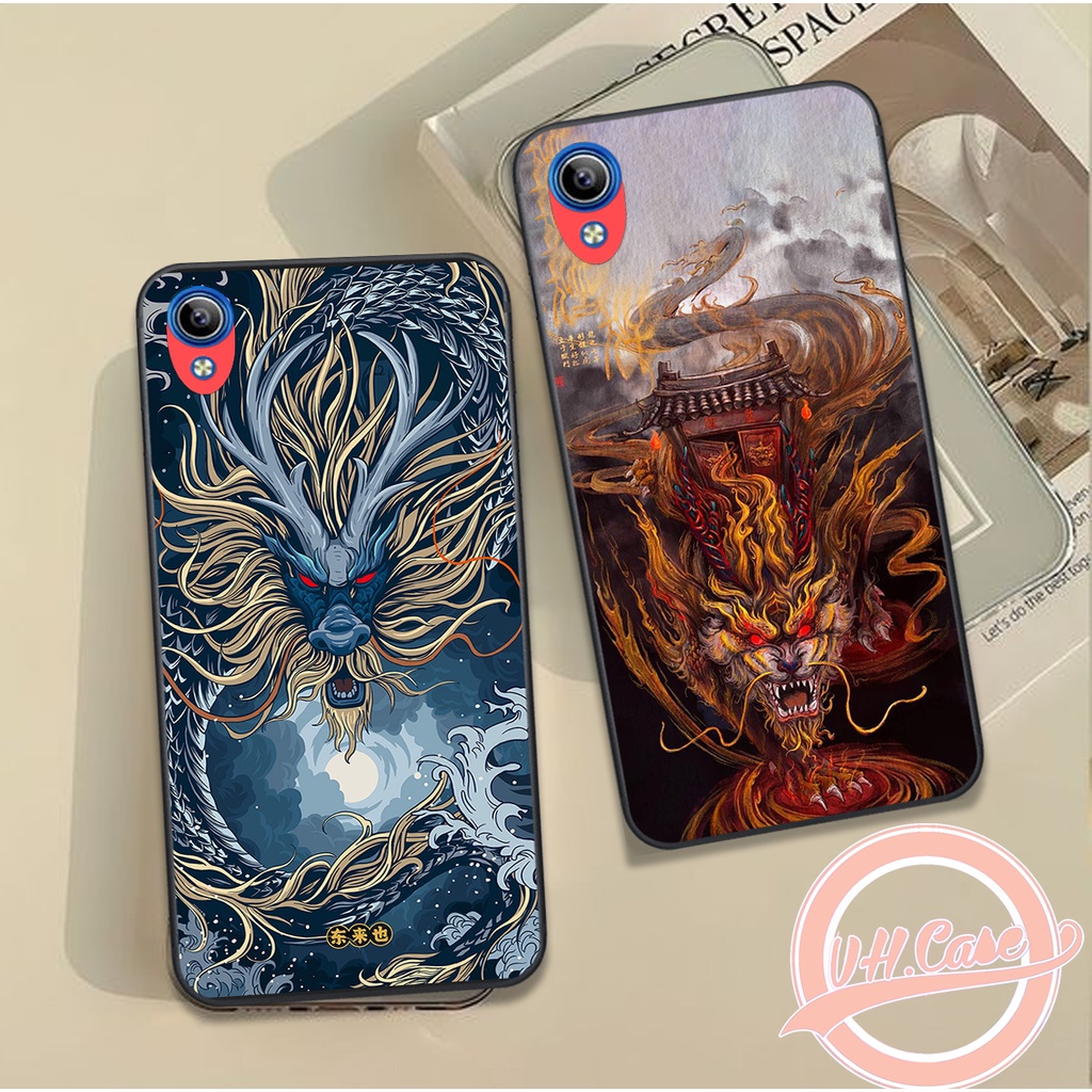 Ốp Vivo Y93  / Y91C / 1820 / Y1S In Hình Họa Tiết Rồng Siêu Chất Đẹp