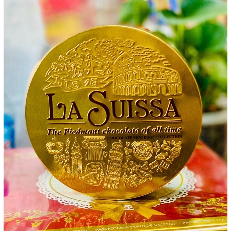 Socola đen trứng mini La Suissa hộp 115g