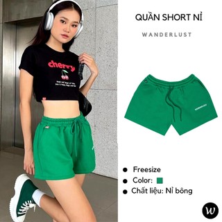 Quần short nỉ _chất nỉ CHÂN CUA