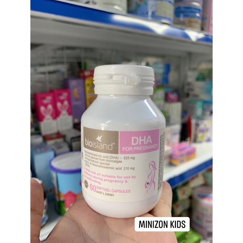DHA cho bà bầu Bio Island For Prenancy 60 viên của Úc