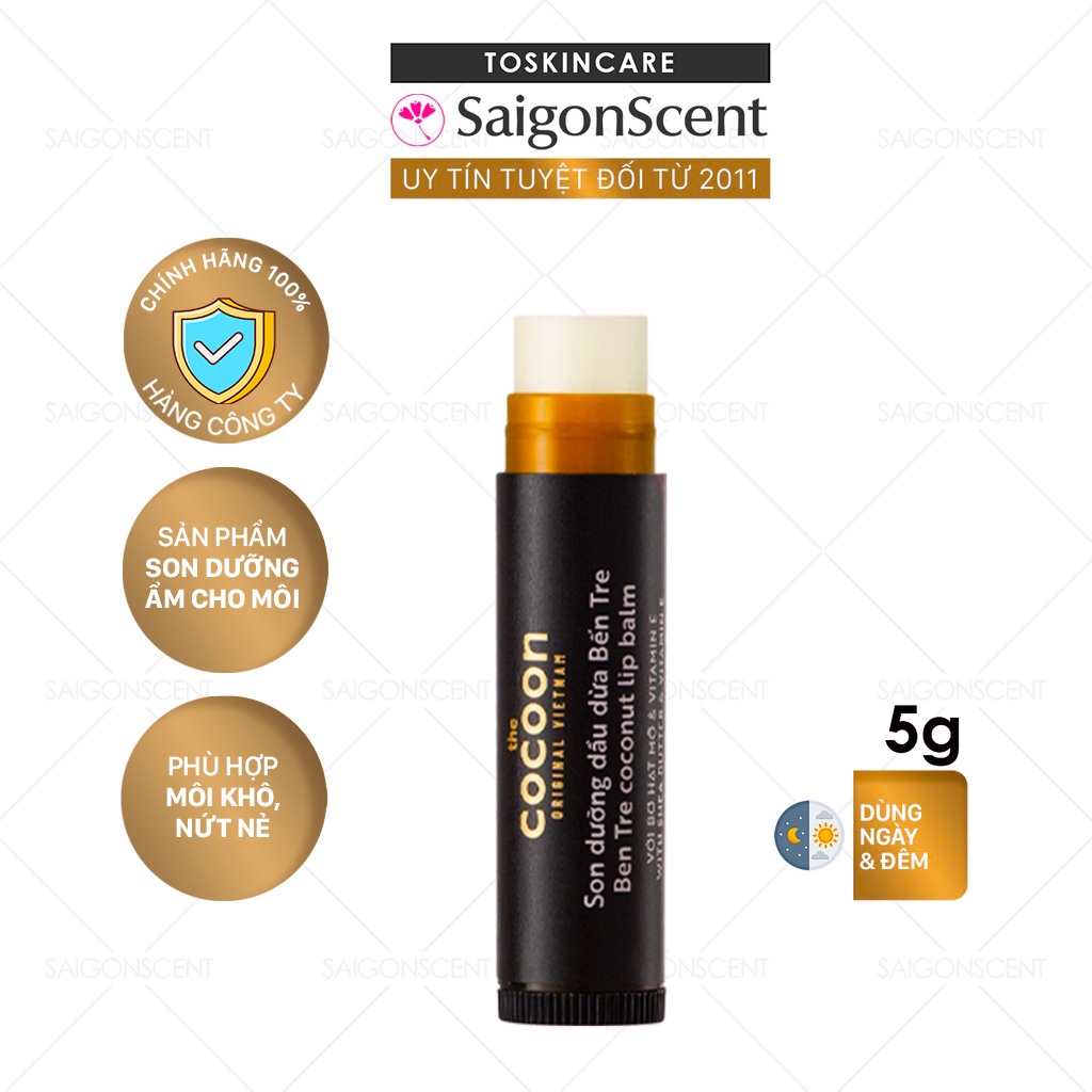 Son dưỡng dầu dừa Bến Tre Cocoon ( 5g )