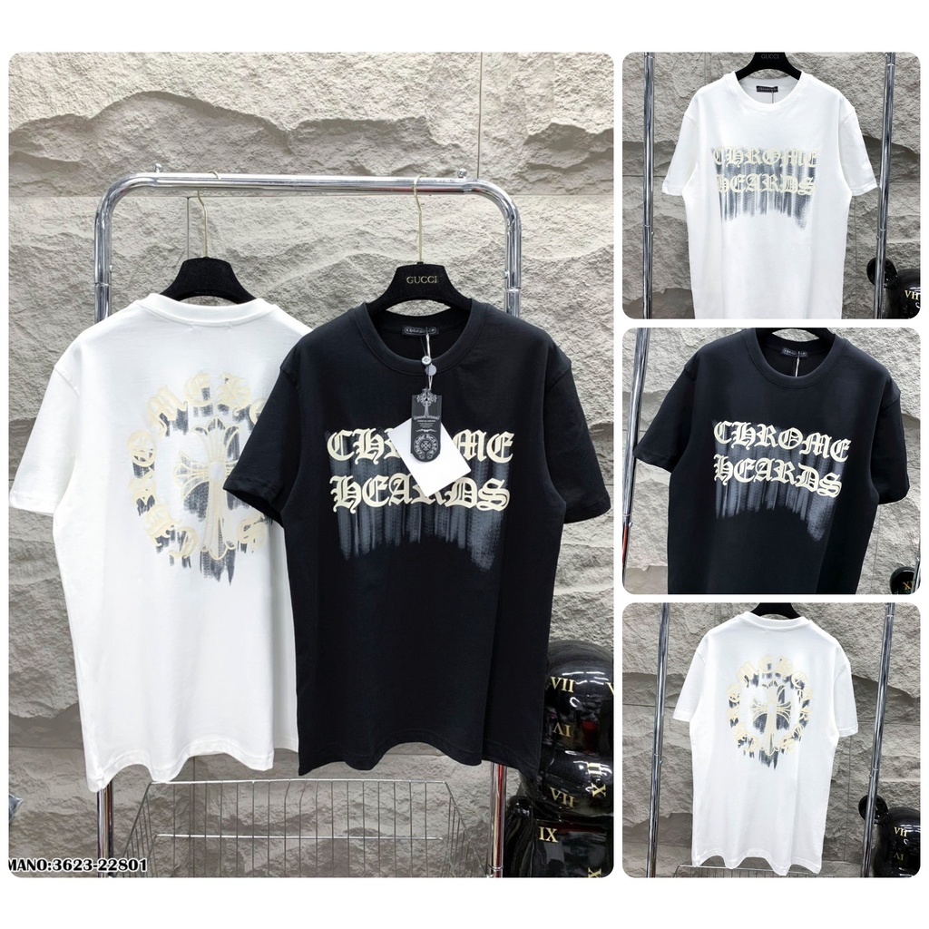 Áo Phông Nam In Chữ Thập Loang Vải Mát Mịn Phối Đồ Cực Đẹp