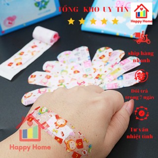 Băng dán vết thương, urgo dễ thương, băng gâu hoạt hình Happy Home