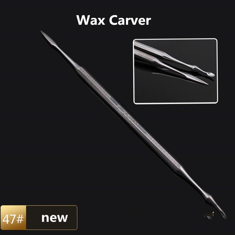 1 Dụng Cụ Làm Sạch Sáp Nha Khoa Hai Đầu Bằng Thép Không Gỉ