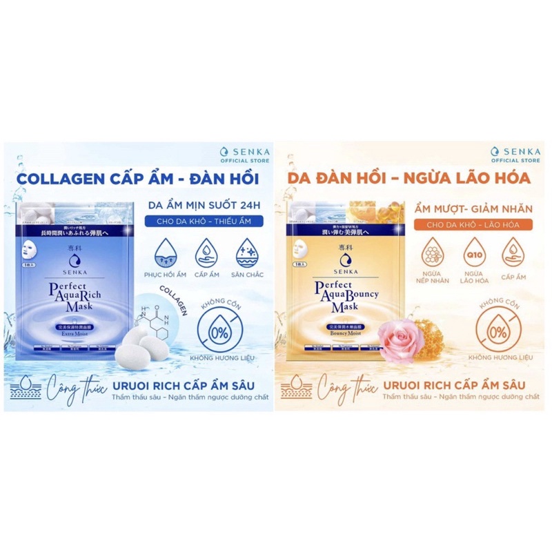 MẶT NẠ SENKA PERFECT AQUA 23G