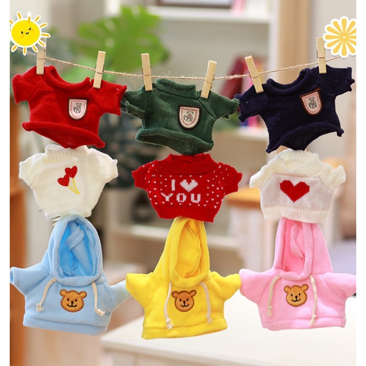 Áo Len, Phụ Kiện Xinh Xắn Để Mặc Cho Gấu Bông (Thú Nhồi Bông) 30Cm, Quà Tặng Đáng Yêu Cho Bé