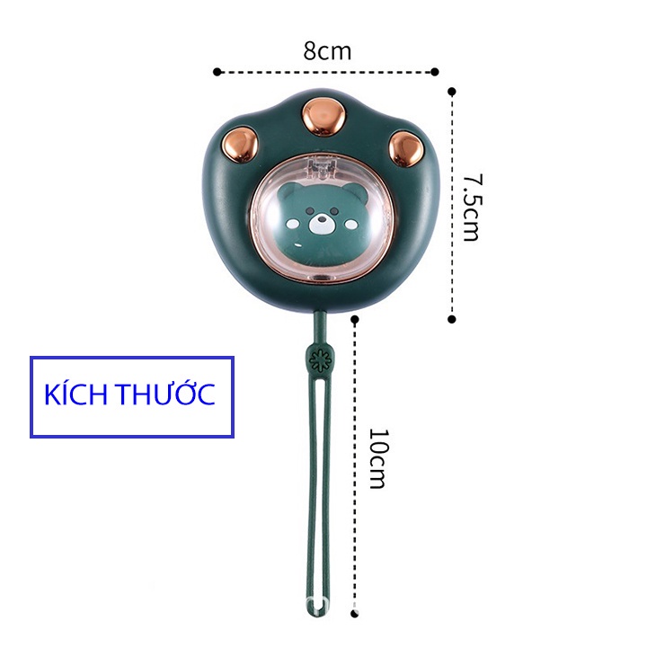 Máy sưởi ấm mini cầm tay đa chức năng, quạt sưởi ấm mini thông minh nhỏ gọn chất liệu cao su, bỏ túi làm ấm siêu nhanh