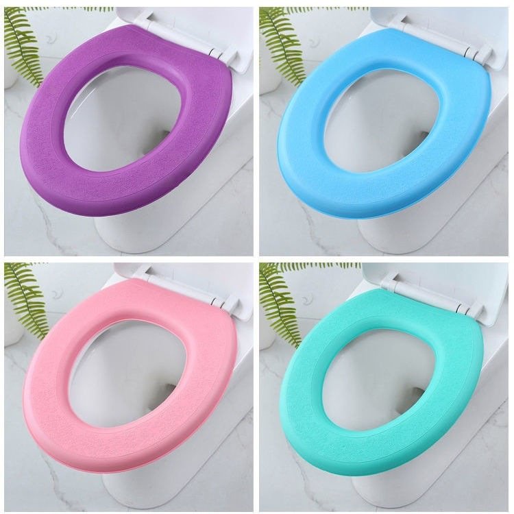 Miếng lót bồn cầu SILICON êm, mềm  không thấm nước dễ vệ sinh tiện dụng