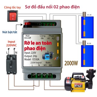 Rờ le an toàn cho phao điện(mẫu mới)