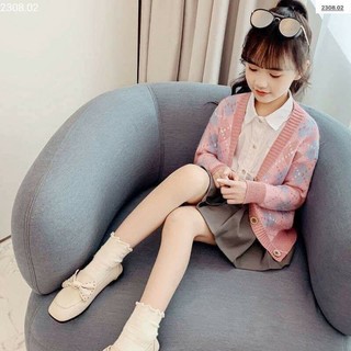 Cadigan len lông thỏ bé gái