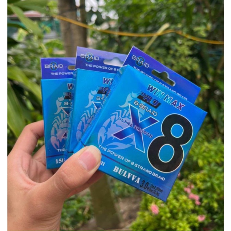 Dây Dù Câu Cá PE X8 WINMAX PRO  ( JAPAN) x8 150m