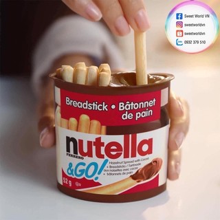 Bánh que chấm sốt socola Nutella & Go (52g) - Mỹ
