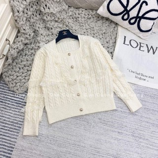 Áo len pha ren khuy giữa hàng QCL1