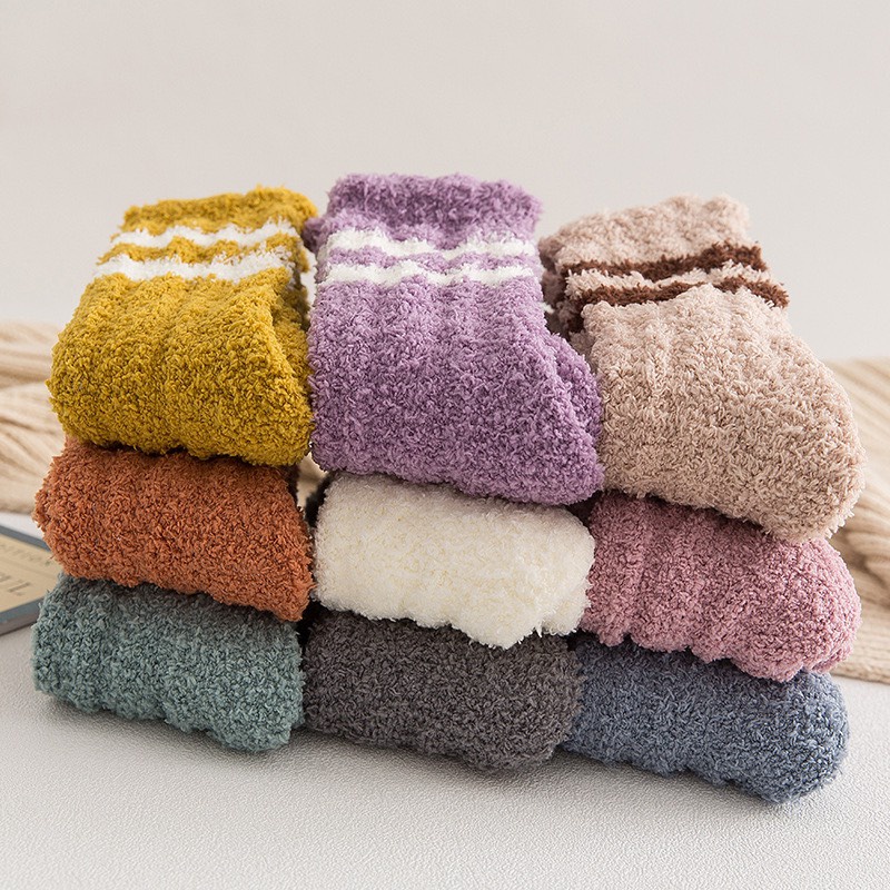 Vớ Len Giữ Ấm 2 Sọc jp5 Cho Nữ