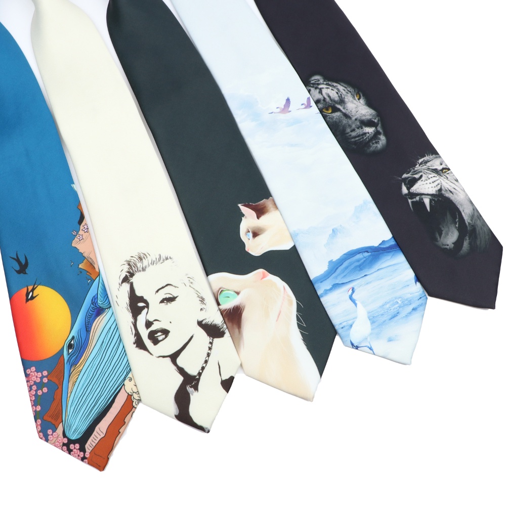 Cà Vạt Lụa Phong Cách Vintage Thời Trang Cho Nam