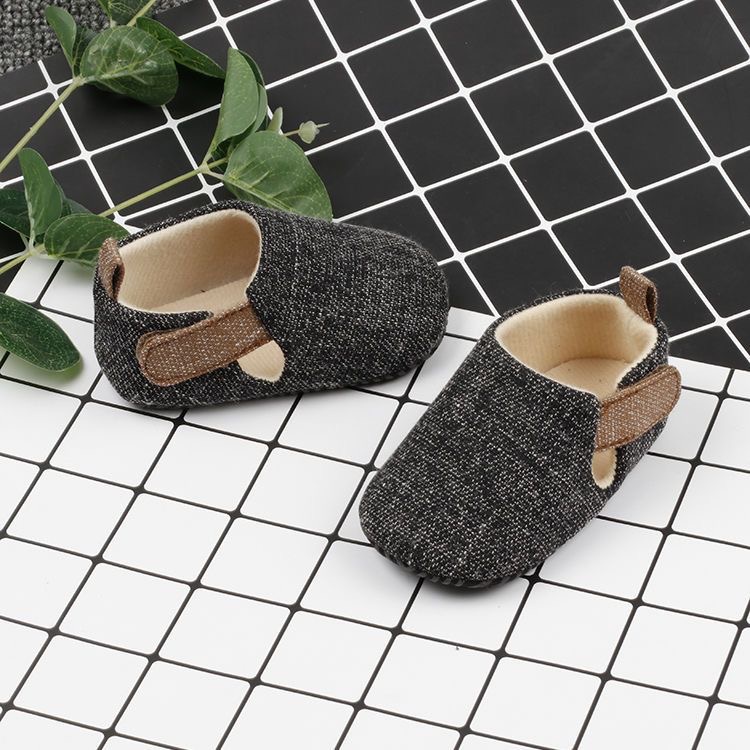 Babyfair. Giày Cotton Đế Mềm Chống Trượt Thoáng Khí Dành Cho Bé Tập Đi