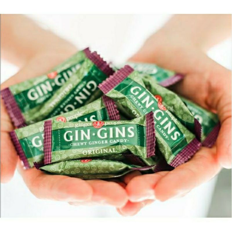 [ Date 2025] Kẹo gừng dẻo tăng sức đề kháng, miễn dịch cơ thể Gin Gins 84g của Mỹ