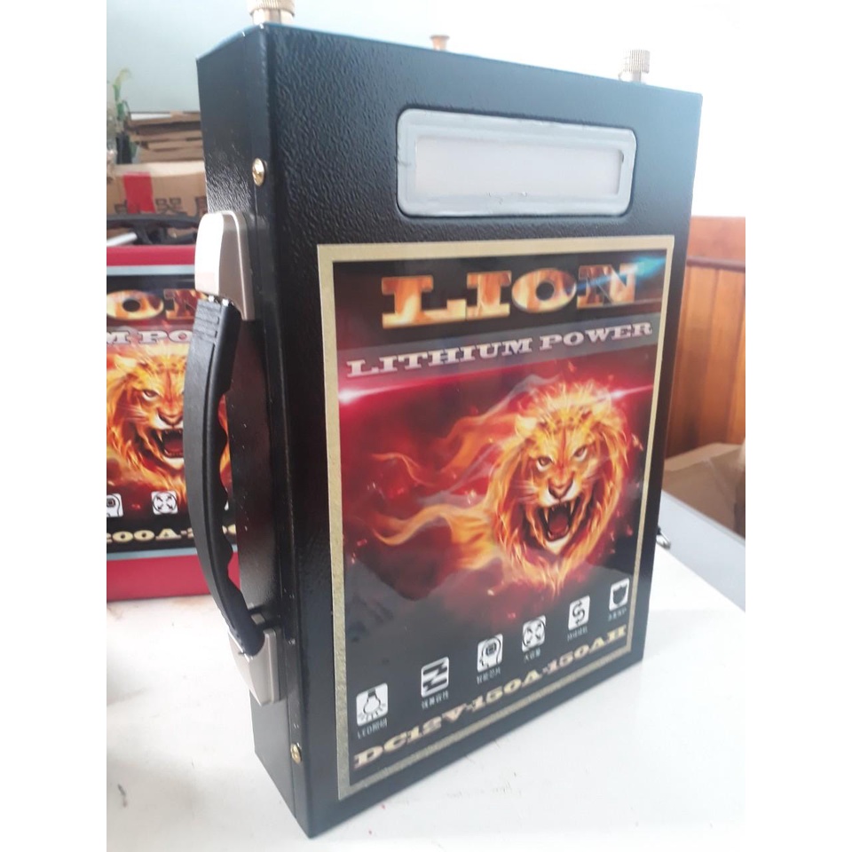 Pin Lithium 12v- Bình Pin Lion 200Ah-150Ah-100Ah-80Ah Bộ Lưu Trữ Điện Pin Thế Hệ Mới