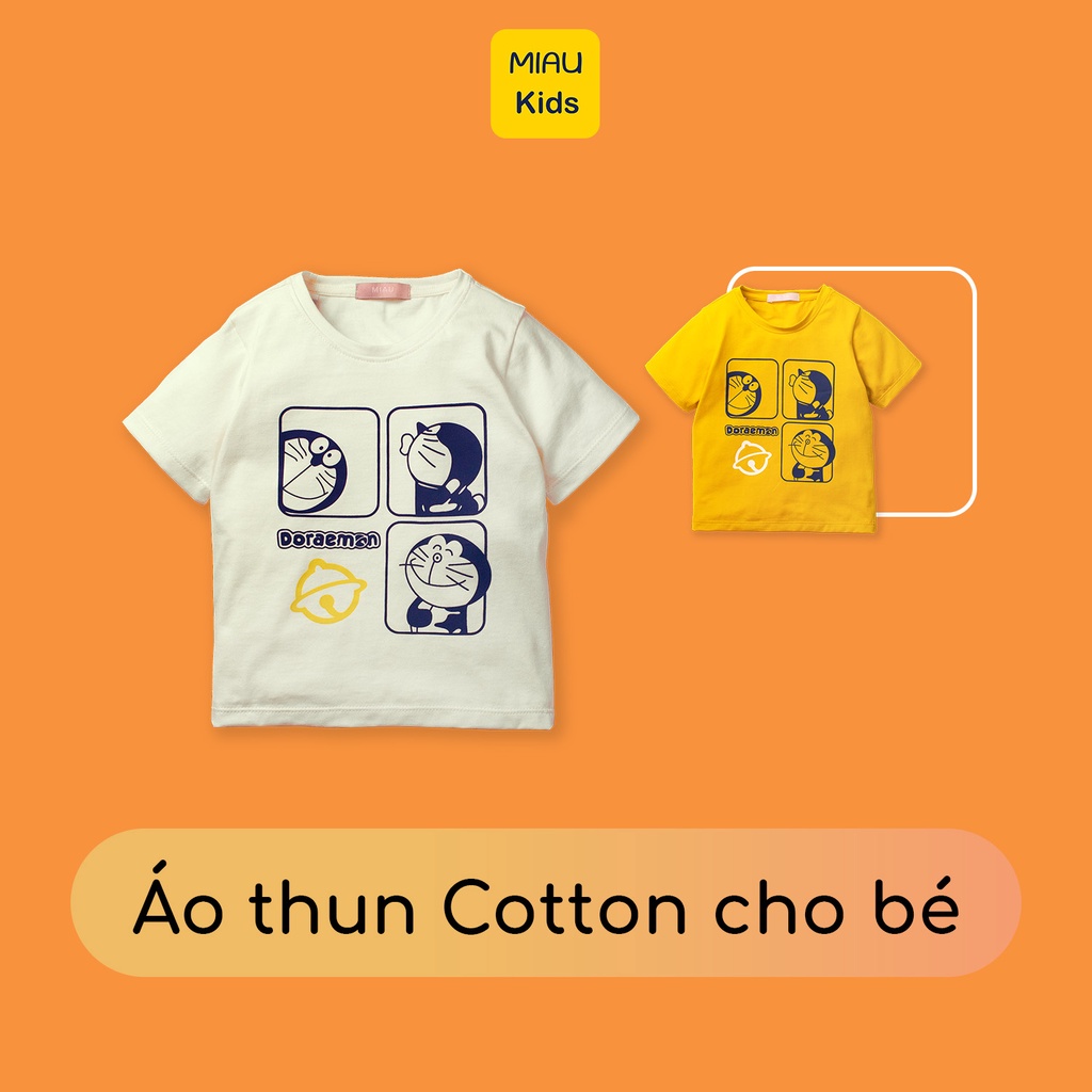 Quần Áo Trẻ Em Áo Phông Cho Bé MIAUKIDS Họa tiết Doremon đáng yêu Chất thun Cotton Mềm Mịn Thoáng mát Mặc hè