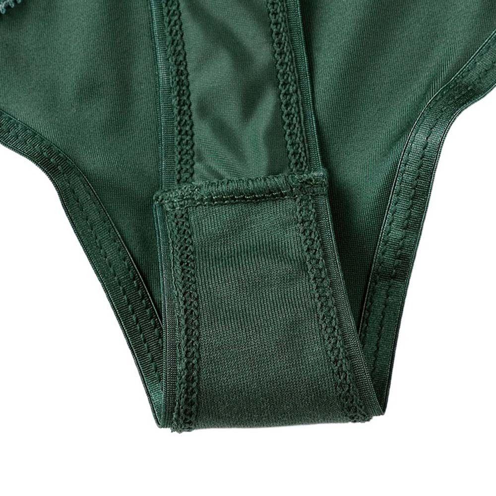 Quần Lót Lụa Màu Trơn Không Đường May Dây Chéo Đính Nơ Thời Trang Cho Nữ