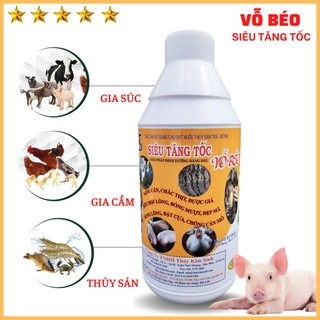 Siêu tăng tốc: hổ trợ tiêu hóa, tăng trưởng nhanh - chai 1 lít