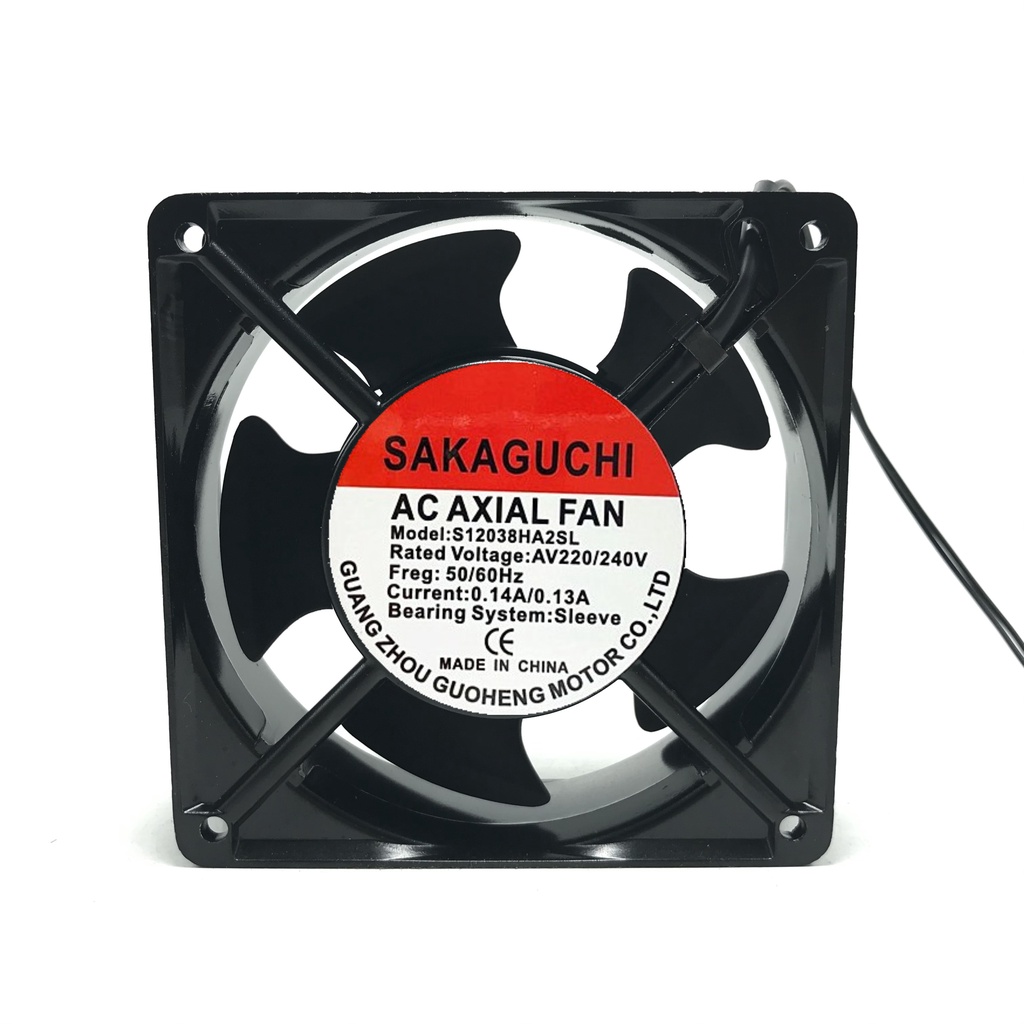 Quạt hút tủ điện SAKAGUCHI 120x120x38mm Quạt thông gió 220V