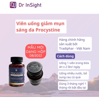 Procystine - viên uống giảm mụn trắng da đẹp tóc procystine hộp 60 viên - ảnh sản phẩm 2