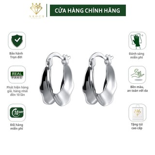 Khuyên tai nữ bạc Ý s925 vỏ chai G7566 - AROCH Jewelry