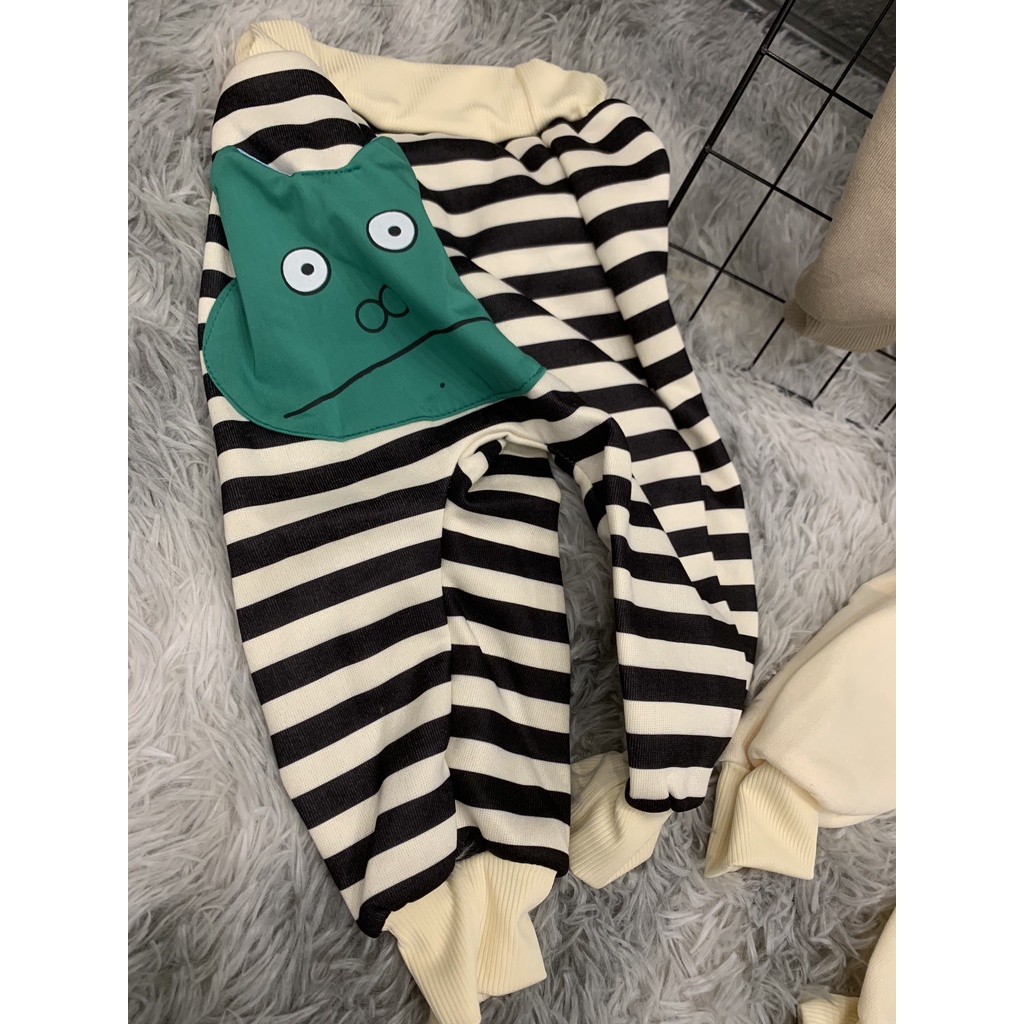 Quần Nỉ Cho Bé Hình Thú Cute - Quần Nỉ Dài Lót Bông Dày Dặn Từ 4-22kg Cho Bé Trai Và Bé Gái Chaarlie Kids