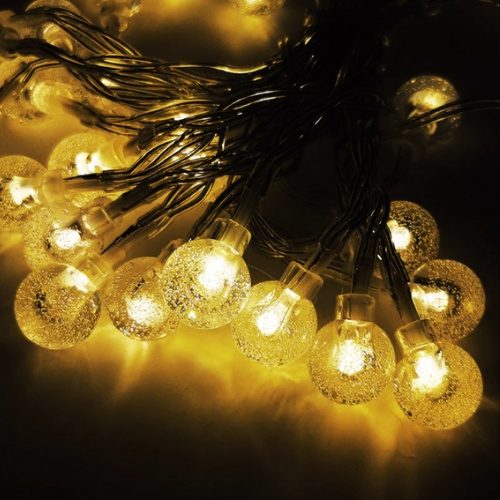 10 Mét Dây Nháy Đèn Led Bi Bọt Nước 36 Bóng Decor Trang Trí Nhà Cửa, Đón Tết, Noel Cực Đẹp
