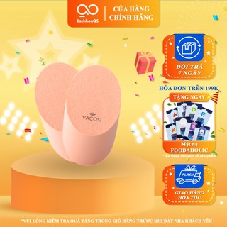 [Đại Lý Vacosi] Bông Phấn Ướt Tán Kem Nền Vacosi BP10 Xúc Xích - Bịch 2 Cái