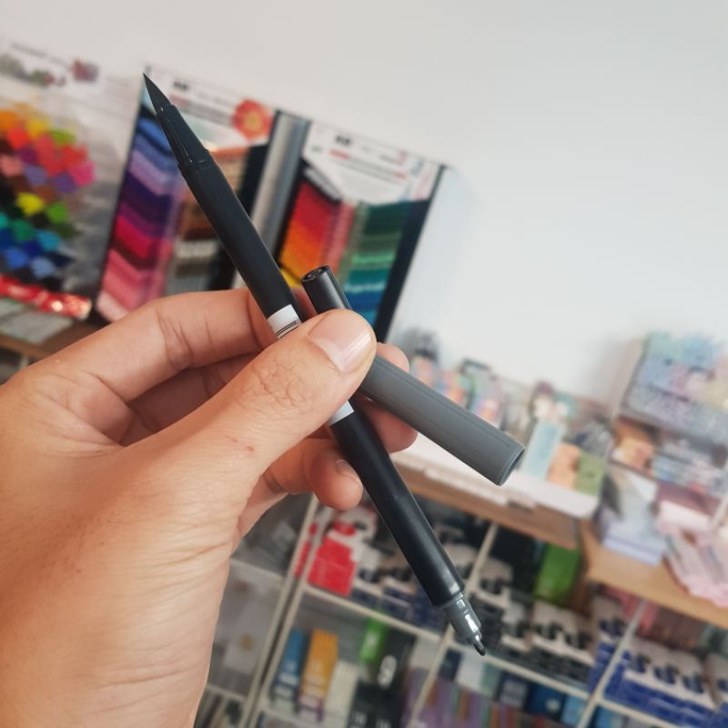 Bút Cọ TOMBOW ABT Dual Brush Pens tone Xám Lạnh