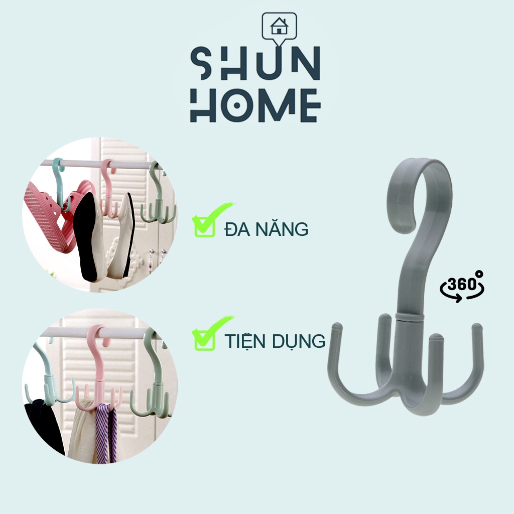 Móc Phơi Giày, Móc Treo Đồ Đa Năng Xoay 360 độ ShunHome NC-MPG